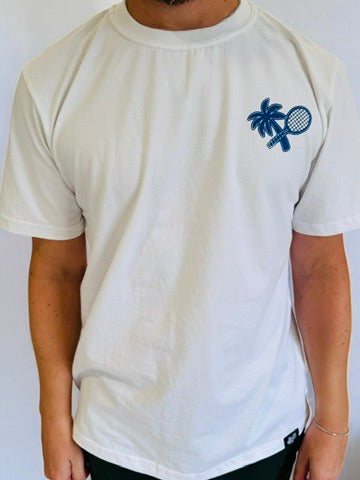 SERVE CHILLED TENNIS T-SHIRT - UNISEX - WHITE