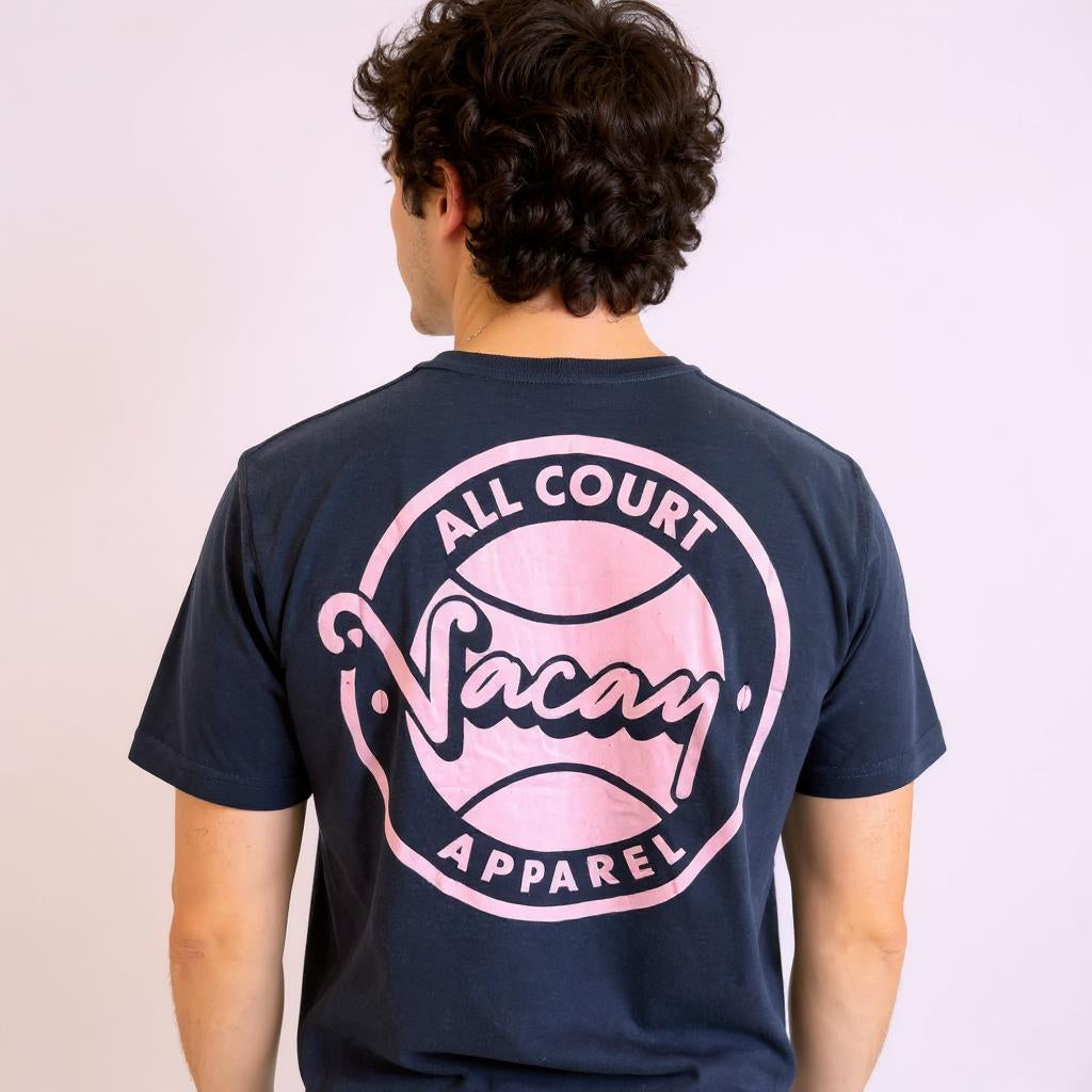 ADVANTAGE T-SHIRT - UNISEX - Navy/Violet