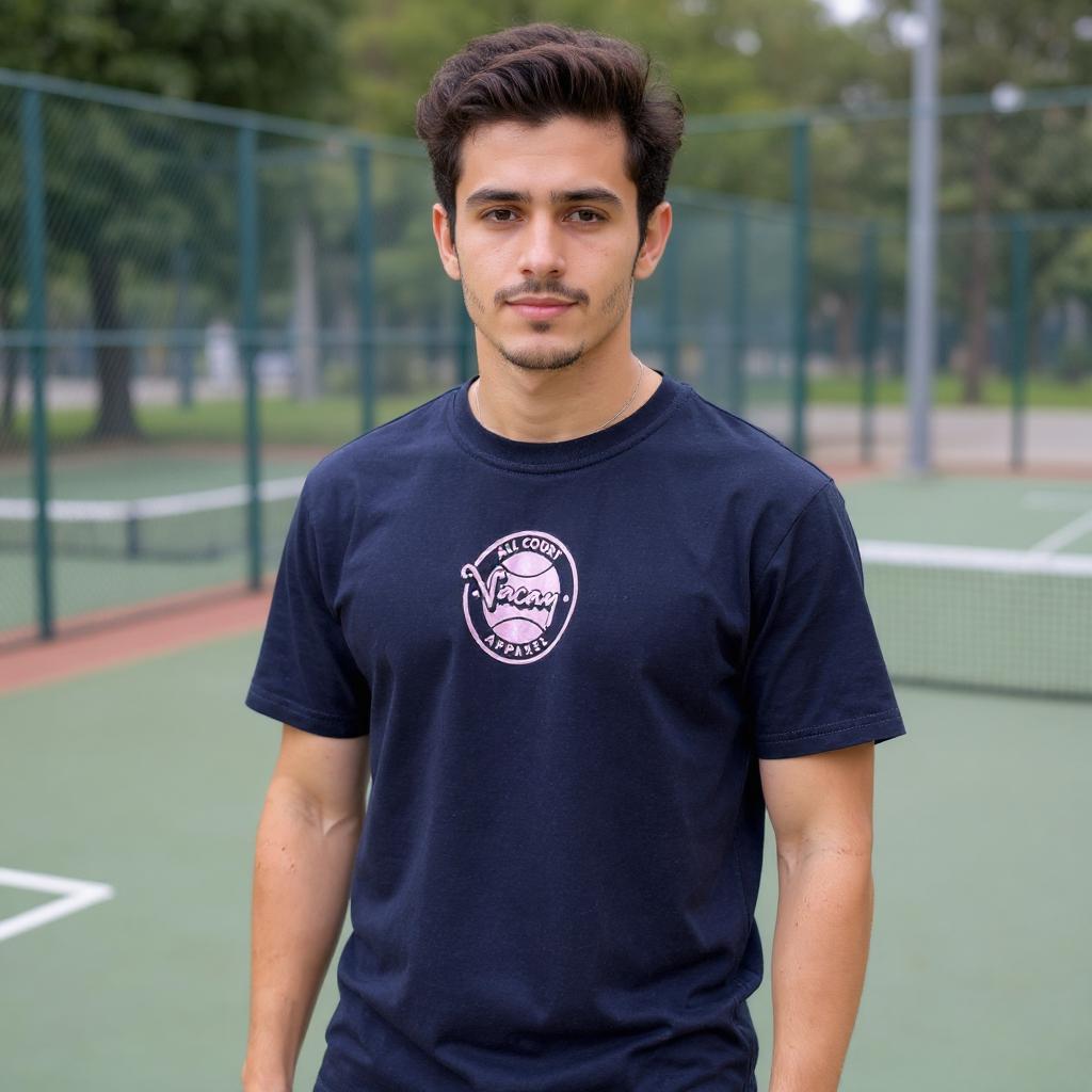 ADVANTAGE T-SHIRT - UNISEX - Navy/Violet