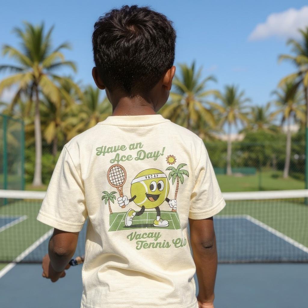 HAVE AN ACE DAY KIDS T-SHIRT - UNISEX - SAND