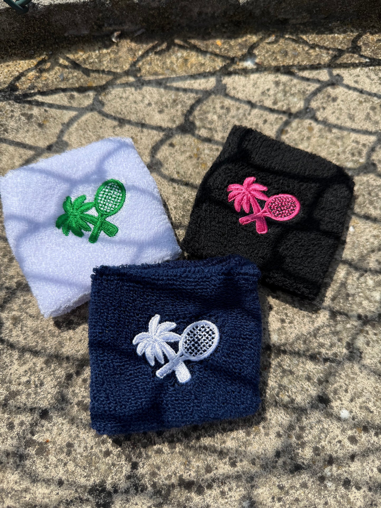 COURT WRISTBANDS - NAVY