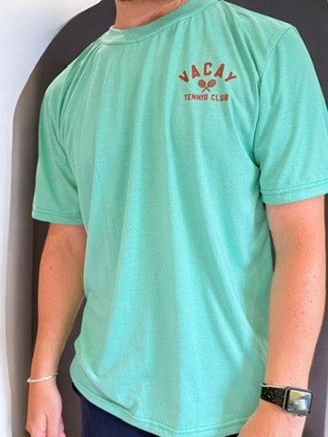 FRENCHY CLUB TENNIS T-SHIRT - UNISEX - MINT GREEN