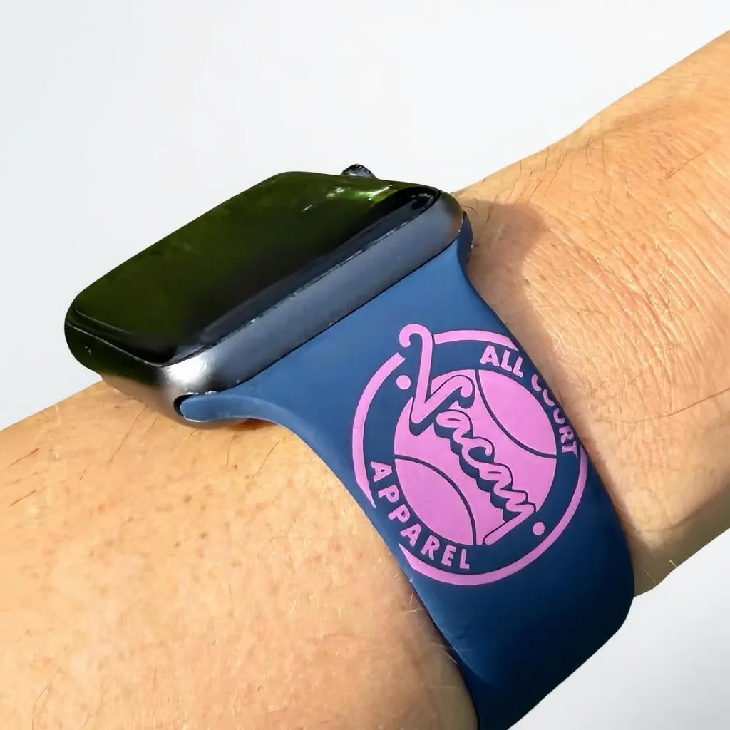 BALL LOGO WATCH STRAP 42/44MM - NAVY/ MAGENTA