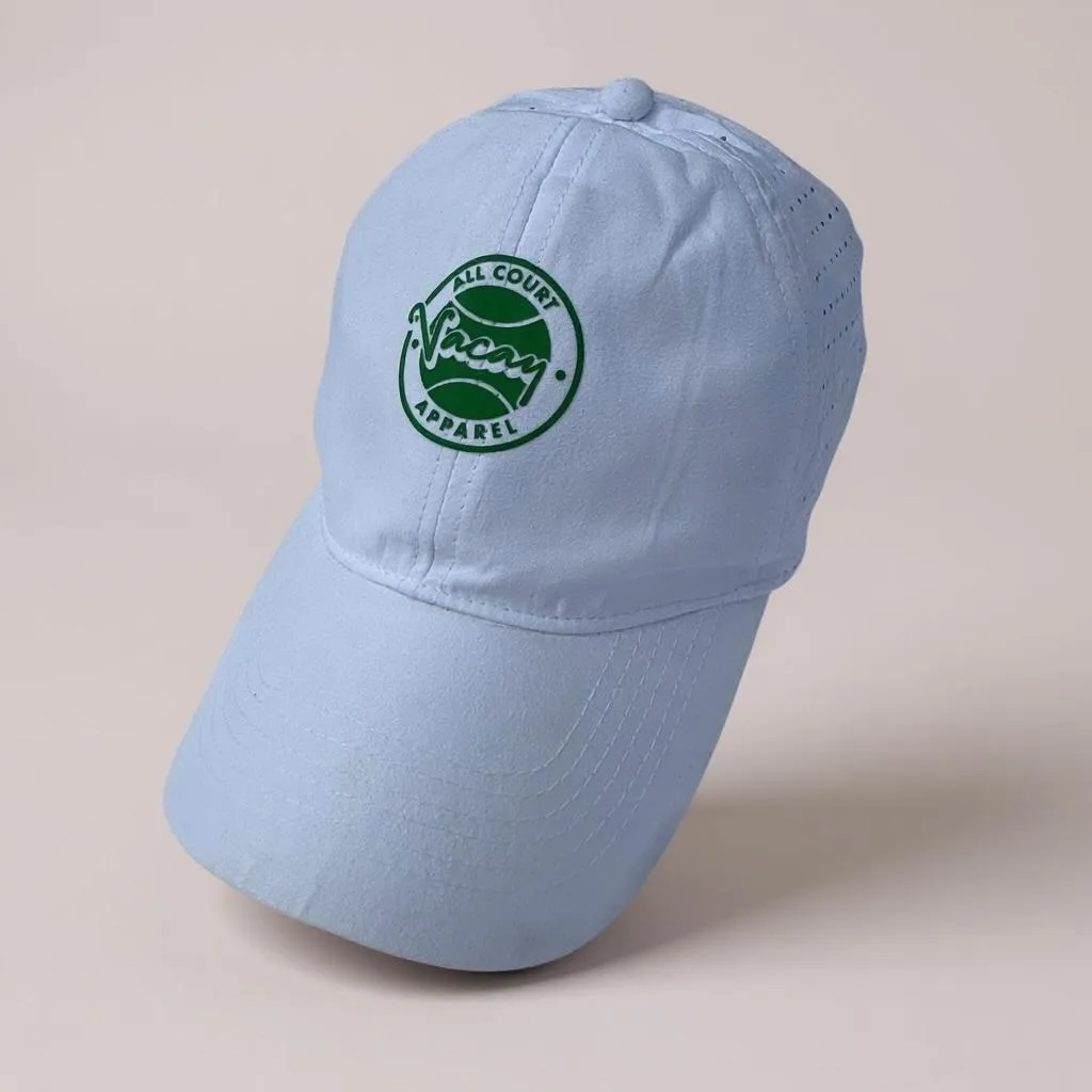 COURT PERFORMANCE CAP - WHITE/GREEN
