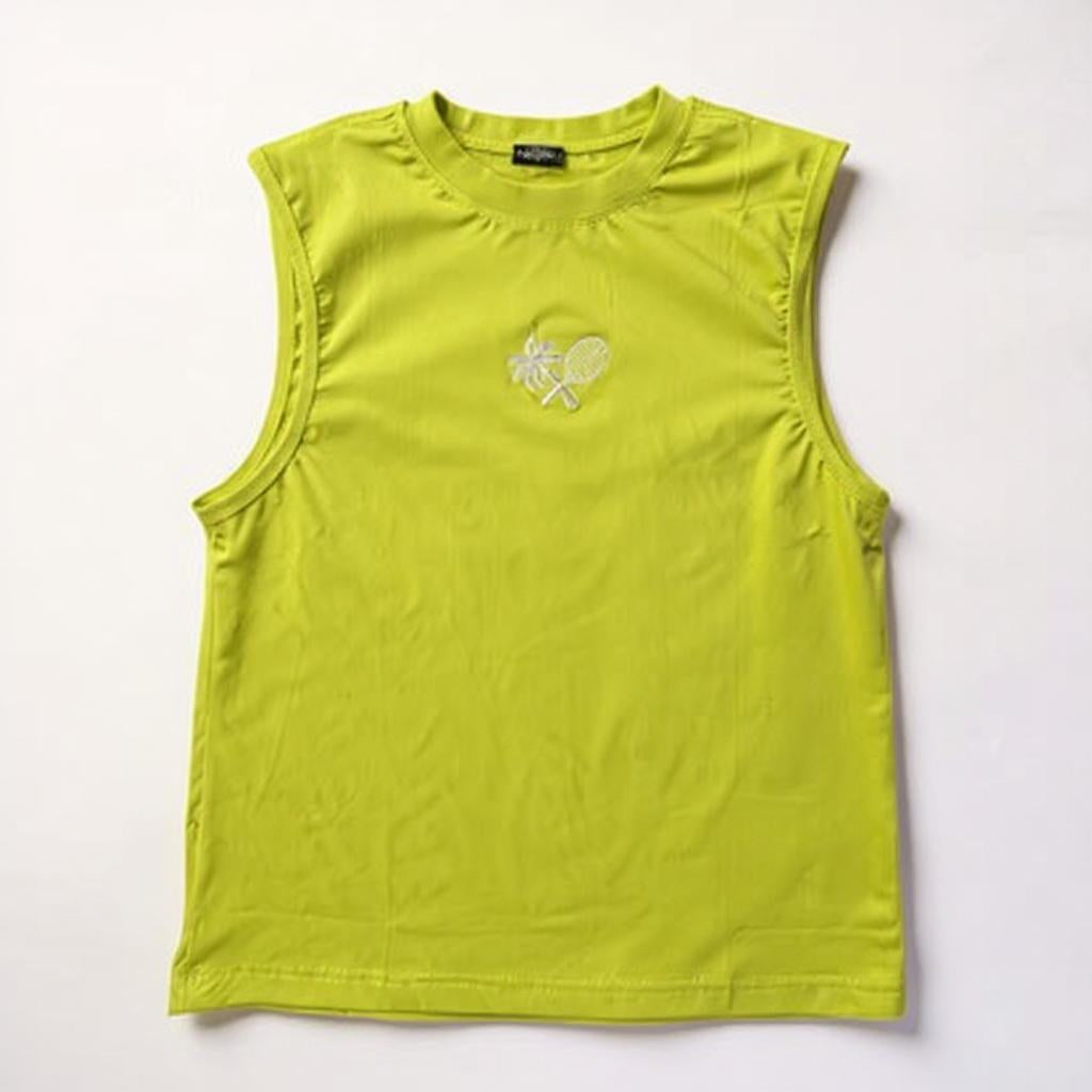 PERFORMANCE WOMEN'S COURT TANK - LIME GREEN