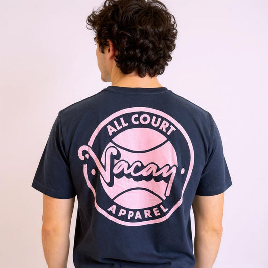ADVANTAGE T-SHIRT - UNISEX - Navy/Violet