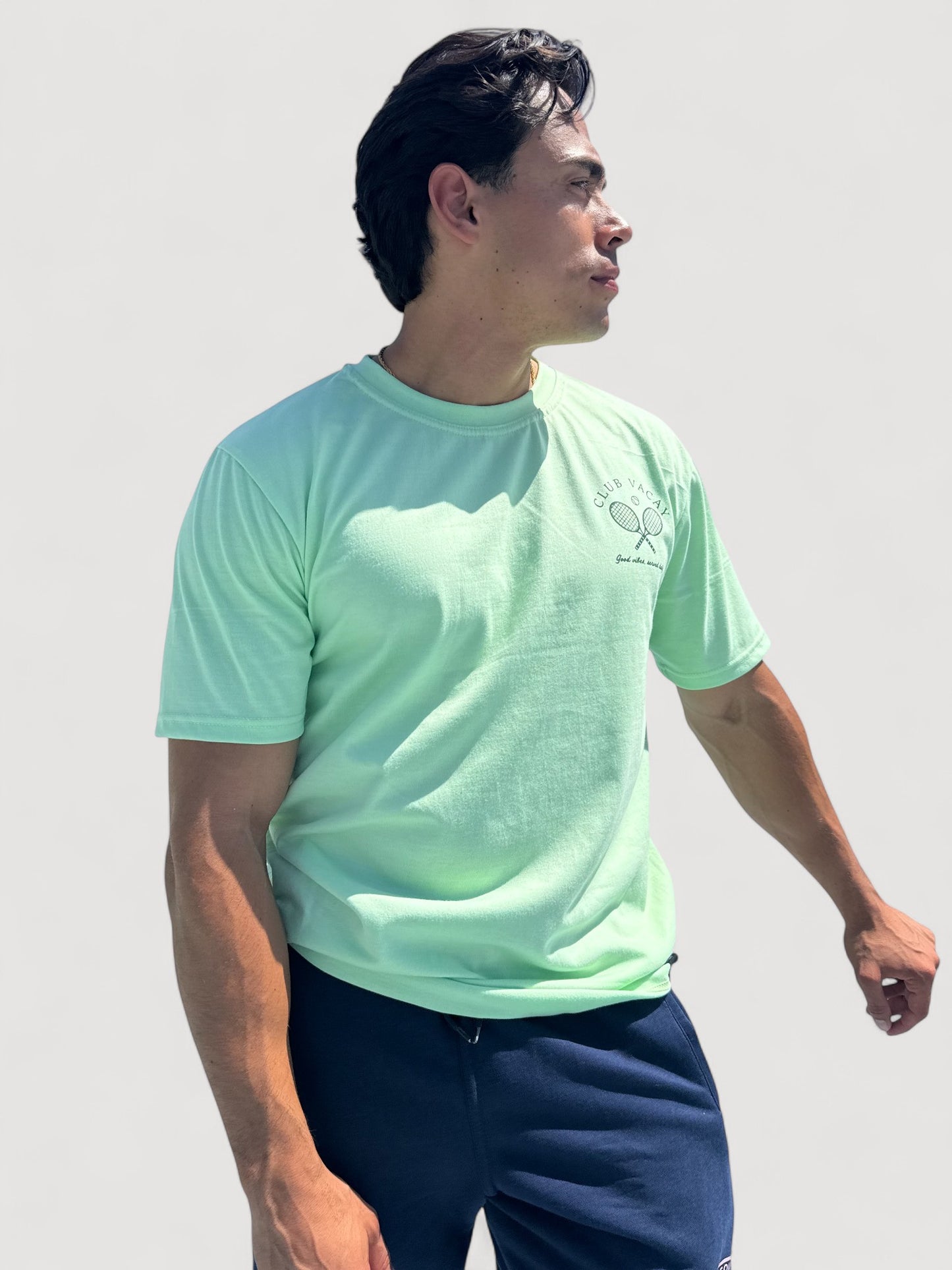 GOOD VIBES T-SHIRT - UNISEX - GREEN