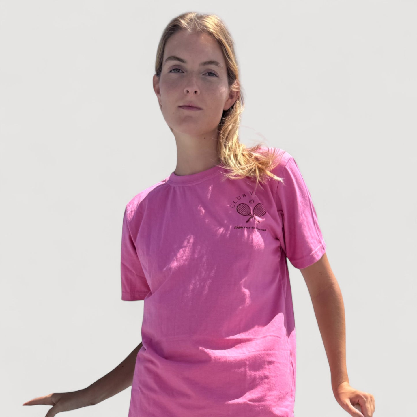 HAPPY HOUR TSHIRT - UNISEX - CRIMSON RED