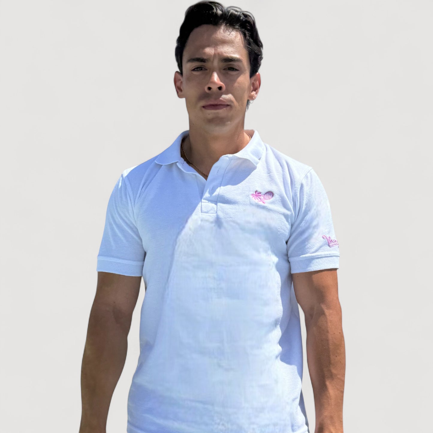 MIAMI MEN'S POLO SHIRT - WHITE