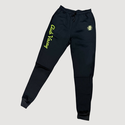 Men's Club Vacay Joggers - Black / Lime