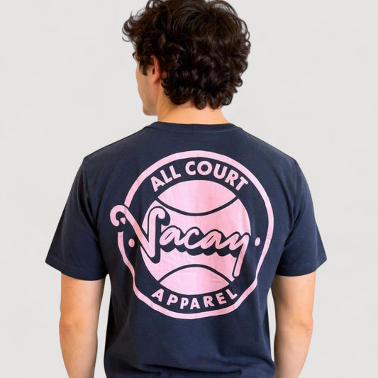 ADVANTAGE T-SHIRT - UNISEX - Navy/Violet