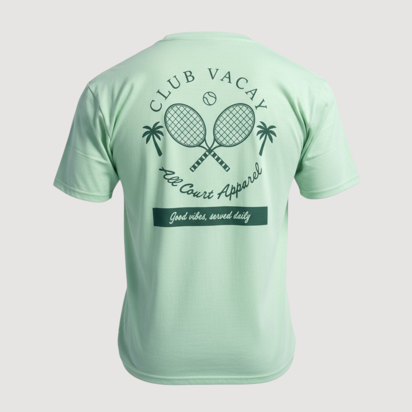 GOOD VIBES T-SHIRT - UNISEX - GREEN