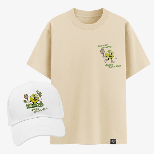 Unisex Kids' Racket Superstar Bundle – T-shirt & Cap Set  *COMING SOON*