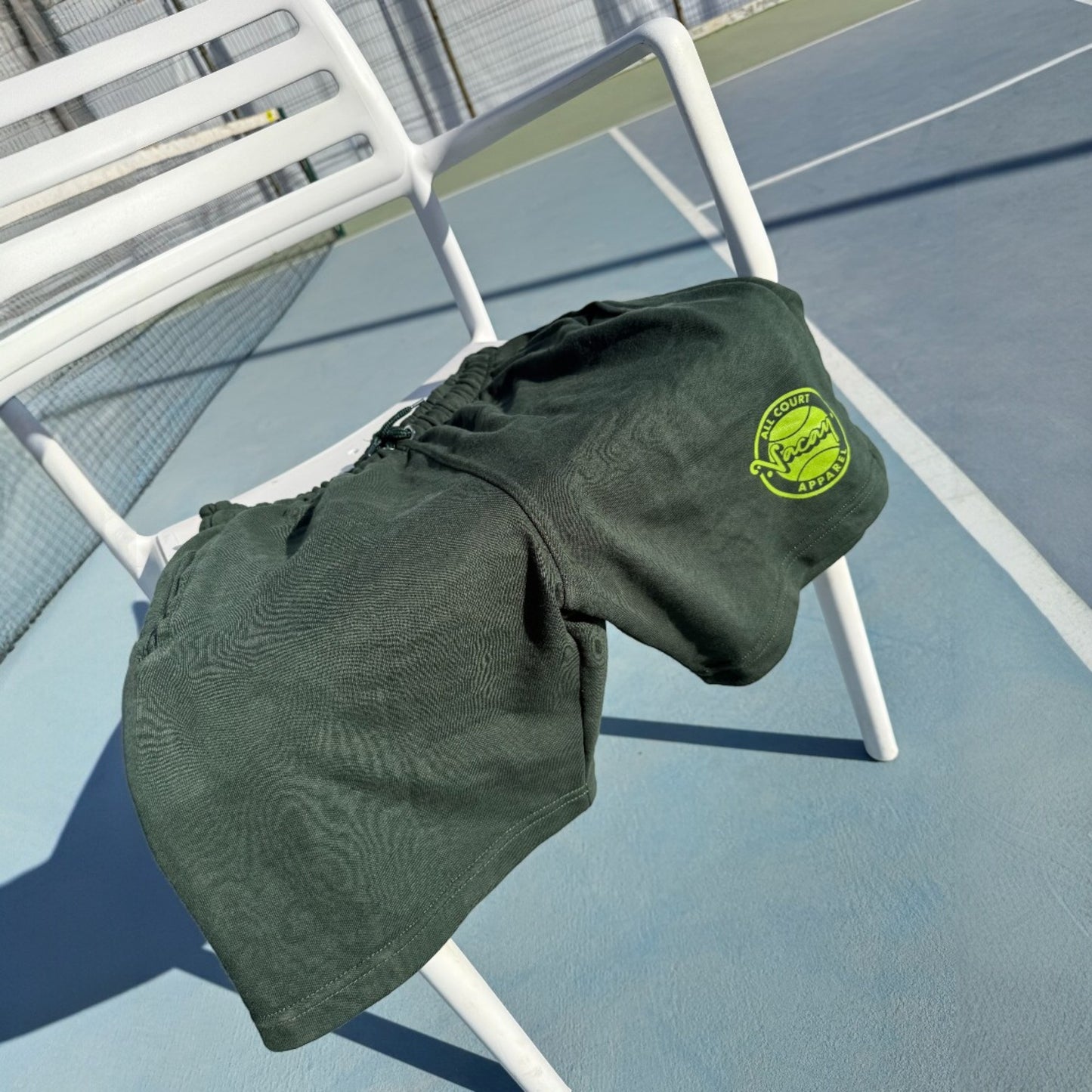 CHILLIN LEISURE SHORTS - TREK GREEN