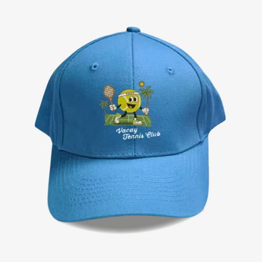VACAY TIME KIDS TENNIS CAP - BLUE