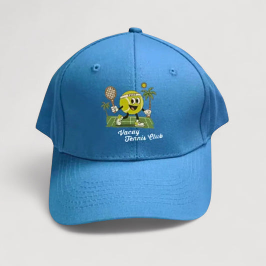 VACAY TIME KIDS TENNIS CAP - BLUE